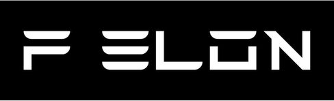 F Elon Bumper Magnet - NOT for Tesla Models X & S - Anti Elon Musk Car Magnet (White with Black) in Kuwait