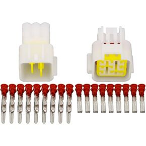 5 Sets/Kits 9 Pin/Way Waterproof Electrical Wire Connector DJ7091Y-2.3-21/11 Male and Female Automobile Connector