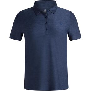 Spyder Womens Golf Shirt - Lightweight Moisture Wicking 4-Button Polo Shirts for Women with UPF 30+ Sun Protection for Sports