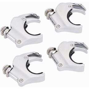 41mm Motorcycle Windshield Windscreen Clamps Fit for Harley Softail FXST Dyna FXD Sporster XL883 XL1200 (Gloss Black)