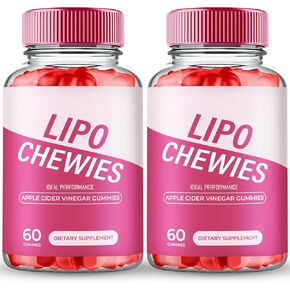 Lipo Chewies Gummies - Advanced Formula Supplement Support, 120 Gummies for 2 Months