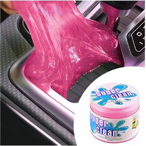 Cleaning Gel for Car, Universal Vehicle Interior Detailing Cleaning Putty Gel, Detail Cleaner Tools for Keyboard Vent PC Laptop Camera, Automotive Duster Remover Cleaner Accessories (Blue)
