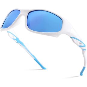 Pro Acme Kids Sunglasse for Boys Girls ، Polarized Resport Baseball Grasses Shows غير القابلة للكسر للأطفال من العمر 4-10