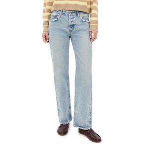 MOUSSY VINTAGE Women's Wildwood Straight-Low Jeans
