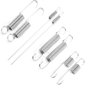 8PCS Motorcycle Kickstand Spring, Metal Kick Side Stand Spring, Stainless Steel Kick Stand Spring Replacement Universal for Motorcycle, Bicycle, Mini Bike, Electric Scooter