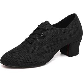 Latin Dance Shoes Women Lace up Ballroom Salsa Tango Practice Teaching