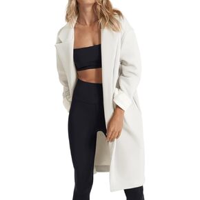 Cicy Bell Womens Long Cardigans Fleece Lined Coat 2024 Fall Open Front Casual Jackets with Pockets