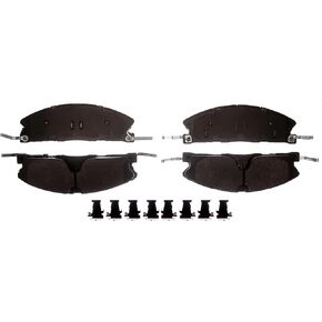 ACDelco Gold 17D1611AMHPVF1 Enhanced Performance Semi-Metallic Front Disc Brake Pad Set (Police)