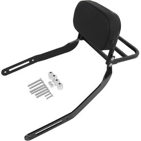 CHIFUN Rear Passenger Backrest Sissy Bar Motorcycle Accessories Replacement for Kawasaki Eliminator 500 SE 2024 2025 Eliminator 500/400/450 2023 2024 2025 Black Steel Motorcycle Rear Luggage Rack