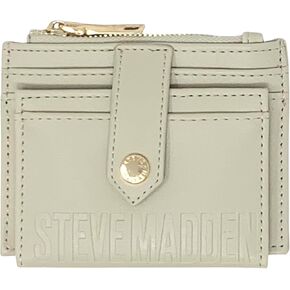 Steve Madden BHayden Wallet (Black Logo, One Size)