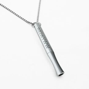 Positive Thinking Breathing Necklace, Focus on the Present Moment Titanium Steel Breathing Necklace, Anxiety Stress Relief Breathing Meditation Tool - Breathing Necklace for Men and Women