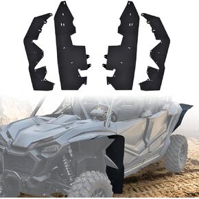 Fender Flares Extensions for Honda Talon 1000, Front & Rear Mud Flaps, Mud-Free UTV Mud Guards Wider & Longer Off-Road Protection for Honda Talon 1000R / 1000X / 1000X-4 2019-2024 (4PCS)