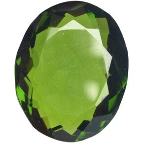 REAL-GEMS Translucent Brazilian Green Amethyst 23.50 Ct Brilliant Oval Cut Green Amethyst Loose Gemstone