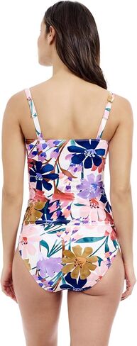 Profile by Gottex Melody Floral Print Women’s D Cup Tankini Top with Underwire and Fully Lined Swim Essential in Saudi Arabia