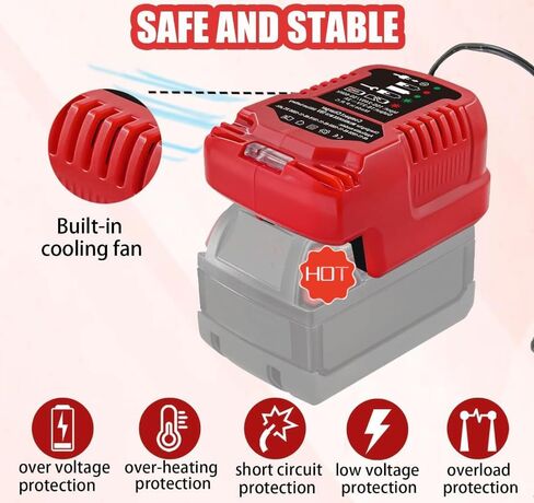 Fast Charger Replacement for Kobalt 24-Volt Max Battery Charger Compatible with Kobalt 24-Volt Max KB624-03 KB524-03 KB424-03 KB224-03 Series Power Tools Battery(Only 24V Batteries) in Kuwait