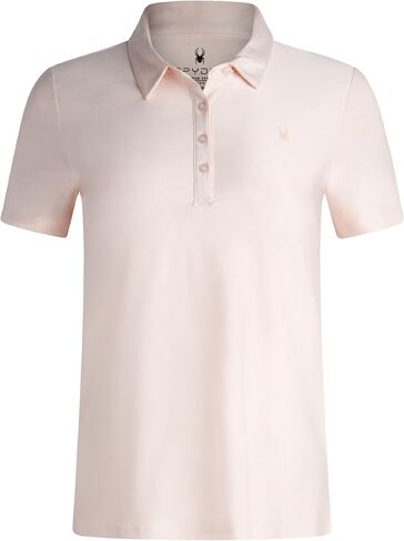 قميص Spyder Womens Golf - قمصان بولو رطبة خفيفة الوزن 4 -زر للنساء مع حماية من أشعة الشمس 30+ للرياضة in Kuwait