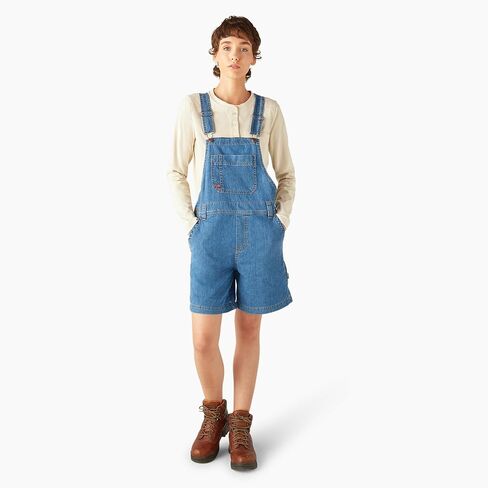 Dickies Women's Relaxed Fit Bib Shortalls in Saudi Arabia