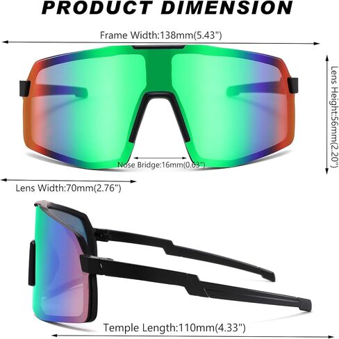 Kids Boys Baseball Sunglasses - Youth Sports Baseball Glasses Age 4-12, UV400 Protection in Saudi Arabia