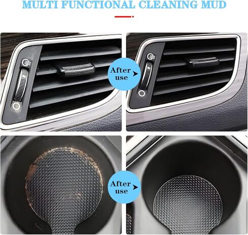 Cleaning Gel for Car, Universal Vehicle Interior Detailing Cleaning Putty Gel, Detail Cleaner Tools for Keyboard Vent PC Laptop Camera, Automotive Duster Remover Cleaner Accessories (Blue) in Saudi Arabia