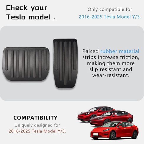 غطاء دواسة دواسة دواسة الغاز غطاء دواسة دواسة فرامل الغاز لأداء Tesla Model 3/Y متوافق مع الطراز Y Juniper و Model 3 Highland in Kuwait