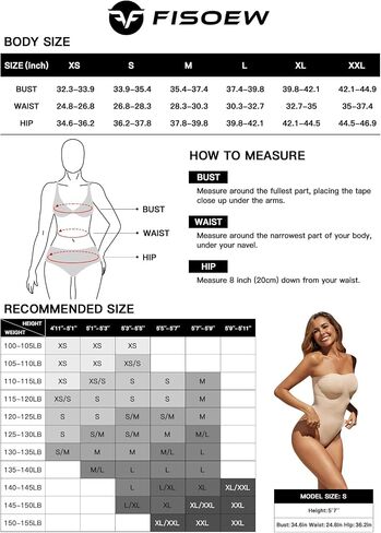 Fisoew Women's Strapless Shapewear Tummy Control Thong Bodysuit One Piece Tube Top Seamless Body Shaper in Saudi Arabia