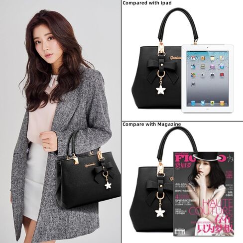 Womens Handbag Leather Tote Bag Singgle Shoulder Bag Pockets Purses Commuter Bag Tote bag Crossbody Bag with Zippers in Saudi Arabia