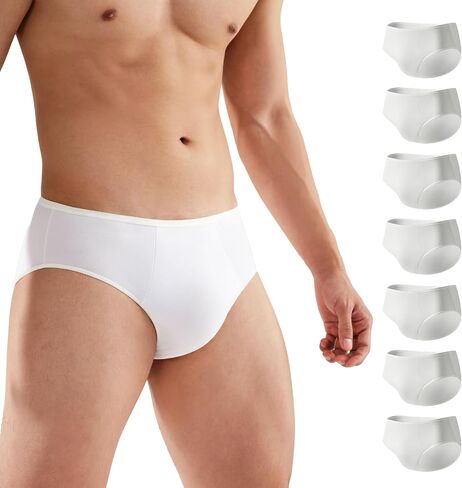 7/14 Pack Mens-Disposable-Underwear, Breathable Briefs Portable for Travel-Ready Gym Essentials in Saudi Arabia