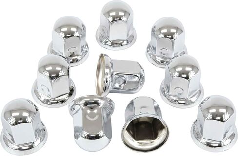 Mytee Products Chrome Metal Lug Nut Covers, 2"(H), fits 33mm, Push on (60 Pack) in Saudi Arabia