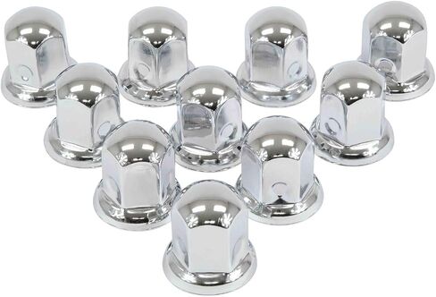 Mytee Products Chrome Metal Lug Nut Covers, 2"(H), fits 33mm, Push on (60 Pack) in Saudi Arabia