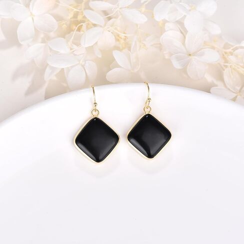 Natural Stones Earrings Crystals Stone Heart Birthstone Earrings 925 Sterling Silver Jewelry Mother's Day Gifts for Women in Saudi Arabia