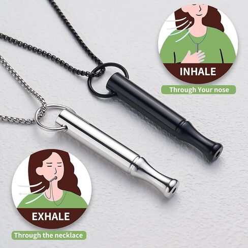 تنفس قلادة للاختفاء القلق تنفس الرطوبة الإقلاع عن تدخين vaping قلادة توقف التدخين أجهزة التدخين تململ فوم البخار غير الدخاني للنساء البالغين الرجال in Kuwait