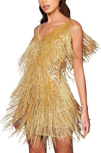 Sequin Cocktail Dresses Flapper Dresses 1920s Gatsby with All-Over Fringe Mini Dresses Prom Party Dress in Saudi Arabia