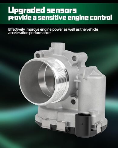 Throttle Body, SCTIOO Fuel Injection Electronic Throttle Body Assembly 06K133062N 06K133062E 06K133062F 06K133062D 06K133062C 0280750606 0280750588 0280750583 TB1255 Throttle Body Assembly in Kuwait