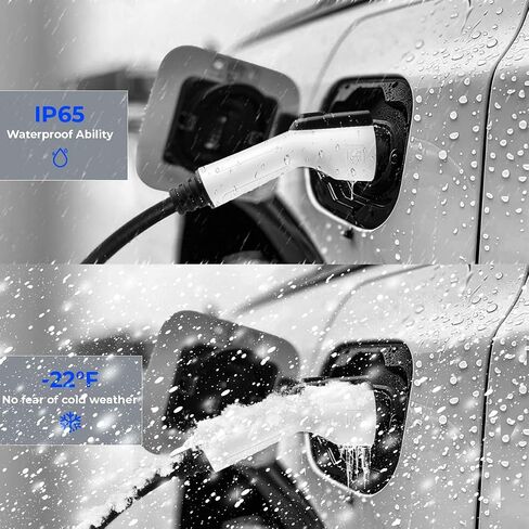 Mplus Electric Vehicle Charger Station 16 Amp Level 1 & 2 Portable EV Charging Includes NEMA 5-15P & 6-20 Plug Compatible with J1772 Electric Cars Household Travel Travel Portable Emergency Charger in Saudi Arabia