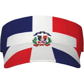 Cute Flag Sport Sun Visor Hat Adjustable Visor Cap Hats for Women Men