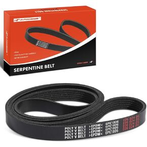 A-Premium Engine Serpentine Drive Belt Compatible with Nissan Rogue 2008-2013, Rogue Select 2014-2015, Sentra 2007-2012, 2.5L - Replace 11720ET80A