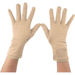Men's and Women's 9'' Spandex Stretchy Short Gloves Full Finger Wrist Length Halloween Costume Party Gloves