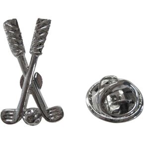 Kiola Designs Crossing Golf Clubs Lapel Pin
