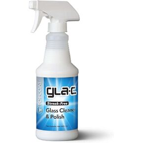 TopCoat Gla-C Car Window Cleaner - Water-Based Car Glass Cleaner for Windshields, Acrylic, Vinyl, and More - Improves Visibility and Cleans and Polishes Without Streaks - 16-Ounce Spray Bottle