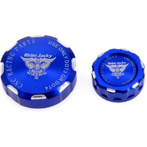Motorcycle Rear & Front Brake Fluid Reservoir Cap Cylinder Cover For YAMAHA YZF R1 YZFR1 2009-2023,YZF R6 YZFR6 09-2022,YZFR7 MT09/SP 21-23,YZFR9 2023-2024,For Honda CBR1000RR 08-20(Blue)