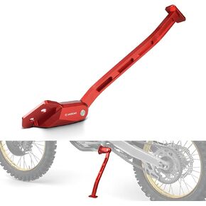 Black Kickstand Compatible with Honda CRF250R/CRF450R 2013-2018 Aluminium Side Stand Compatible with Honda CRF450RWE 2019-2020 See Fitment