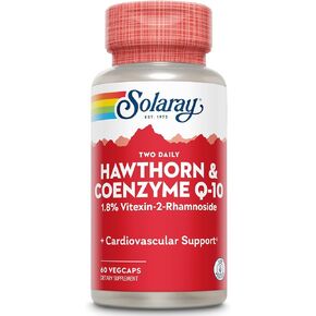 Solaray ضمان فاعلية الزعرور و COQ10 ، CAP VEG (BTL-Plastic) 600mg | 60CT