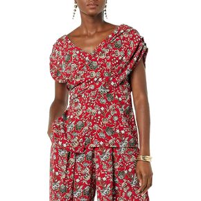 MAKING THE CUT Women's Standard Draped Shoulder Side Zip Top