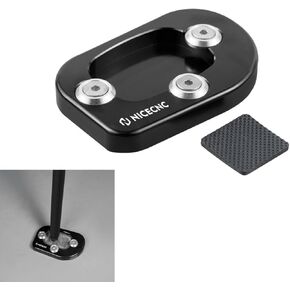 Black Side Stand Extension Kickstand Plate Aluminum Compatible with Honda XR650L 1993 1994 1995 1996 1997 1998 1999 2000 2001 2002 2003 2004-2024