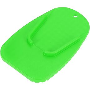 Motoforti Motorcycle Kickstand Pad Support Plate Pad Parking Stand Side Stand Extension Pad Green