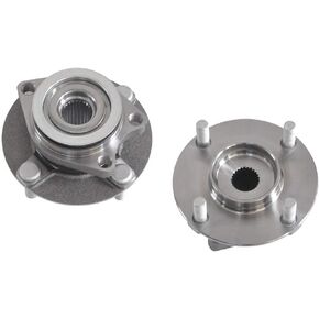 513308 [2 PCS] Front Wheel Hub and Bearing Assembly for Nissan 2007 2008 2009 2010 2011 2012 Versa 4Lugs W/ABS Pair