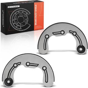 A-Premium الأمامي السائق ودرع غبار الفرامل الجانبي A-Premium متوافق مع طرازات Ford و Lincoln-F-150 F150 2004-2008 ، F-150 Heritage 2004 ، Mark LT 2006-2008 ، 2-PC Set