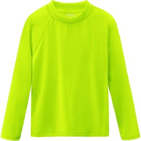 Boys Rash Guard Swim Shirt Long Sleeve for Toddler Kids Youth Rashguard Water Shirt UPF50+ Swimming Fishing Sun SPF Shirt Smarash Green 4T