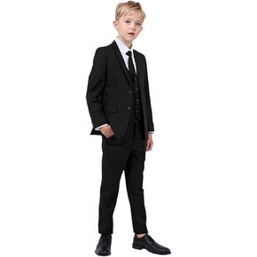 Boys Tuxedo Suit Toddler Suit for Boy 5 Piece Kids Suits for Boys