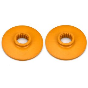 2pcs 5.31 Inch Rear Suspension Bump Stop for Chevrolet Impala 2014-2020 Replace 13330714 Rubber Yellow (5.31 Inch)